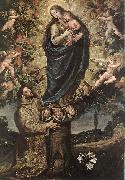 CARDUCHO, Vicente Vision of St Francis of Assisi fg oil painting on canvas